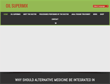 Tablet Screenshot of gethealthyoils.com
